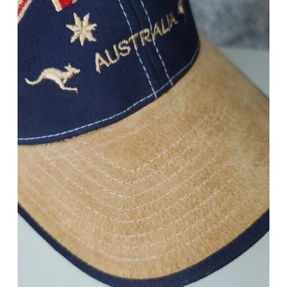 NOT AVAILABLE! DO NOT PURCHASE! Embroidered Crest asuede Brim Hat Kangaroo - Picture 12 of 15